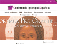 Tablet Screenshot of conferenciaepiscopal.org